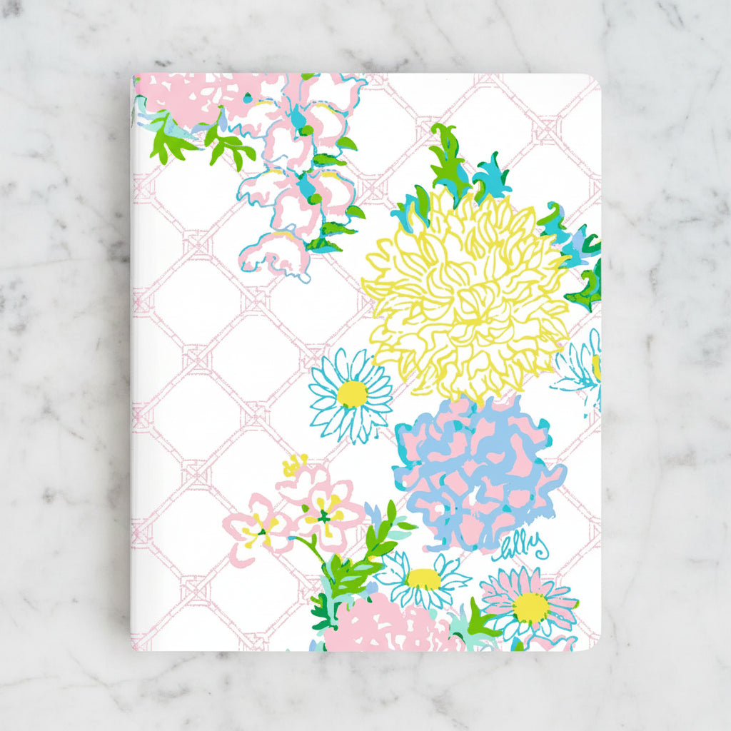 The "Lilly Garden" Concealed Spiral Notebook by Lilly Pulitzer