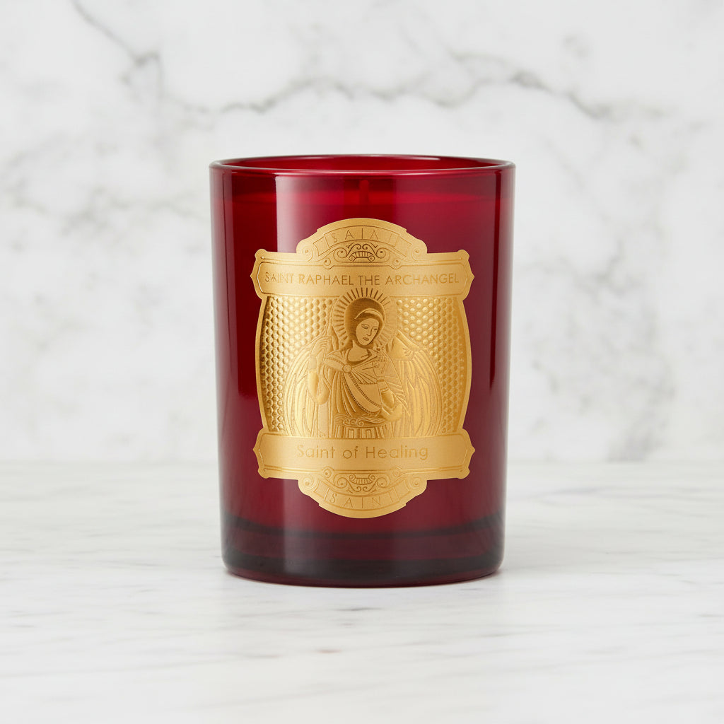 The "Saint Raphael - Patron Saint of Healing" Special Edition Candle