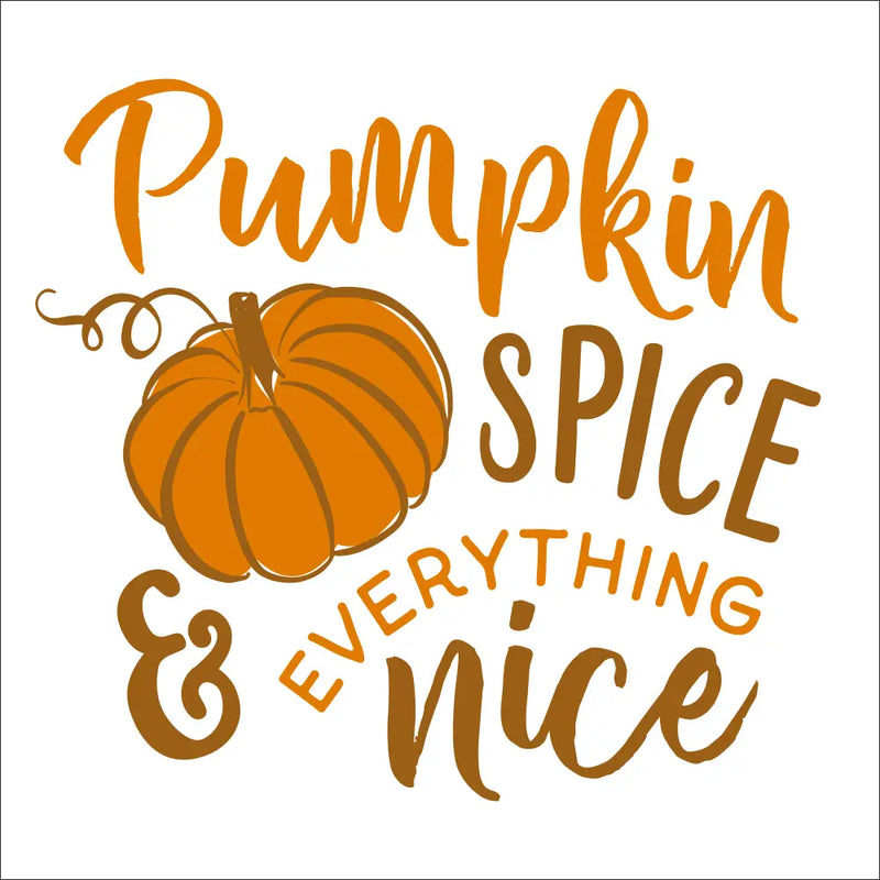 The "Pumpkin Spice & Everything Nice" Cocktail Napkins