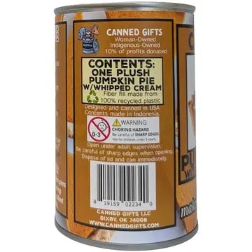 The "Canned Pumpkin Pie" Plush
