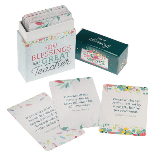 The "101 Blessings for Teachers" Box of Blessings