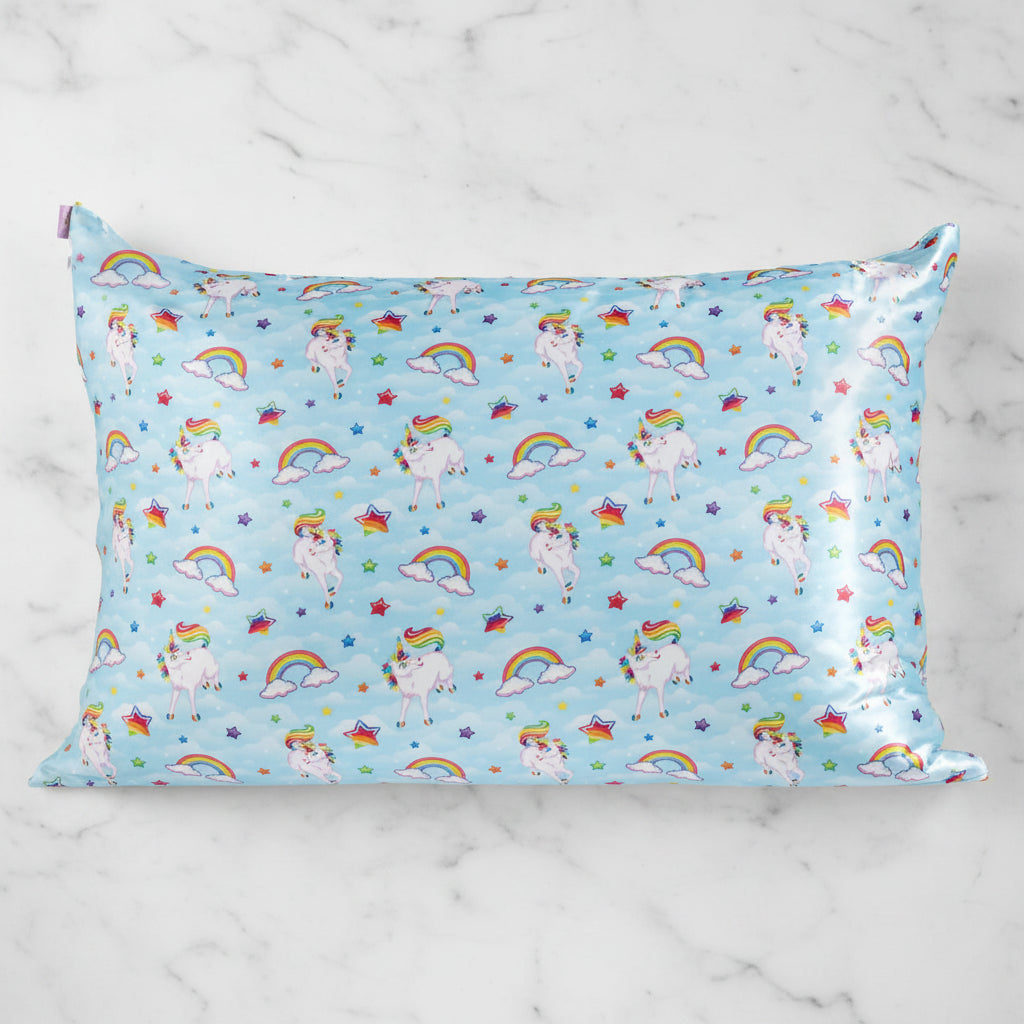 The "Lisa Frank X Kitsch" Satin Pillowcase