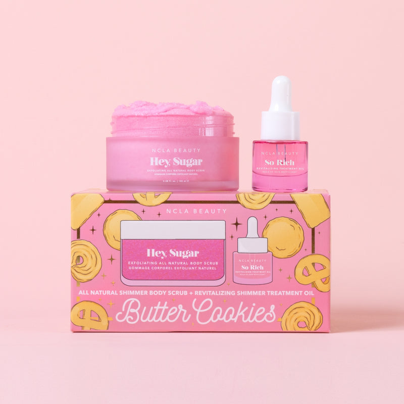 The “Holiday Body Scrub + Treatment Oil” Gift Set