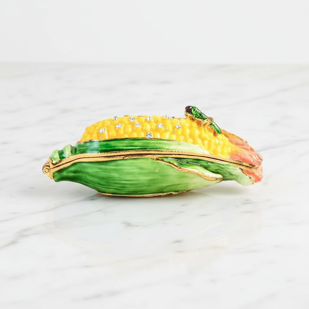 The "Swarovski Corn" Trinket Box