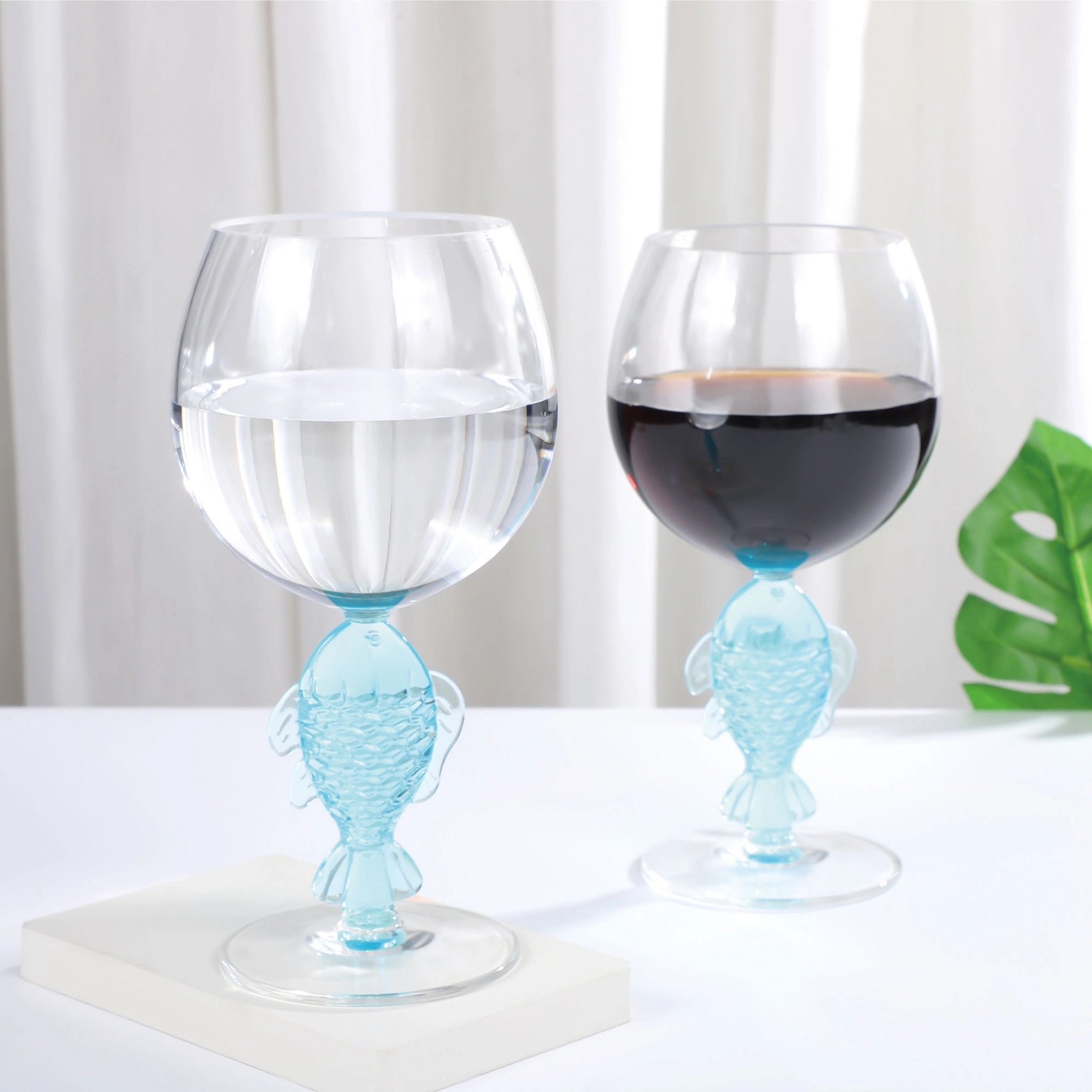 The "Fishy" Acrylic Wine Glass