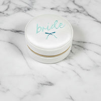 The "Bride" Travel Jewelry Case