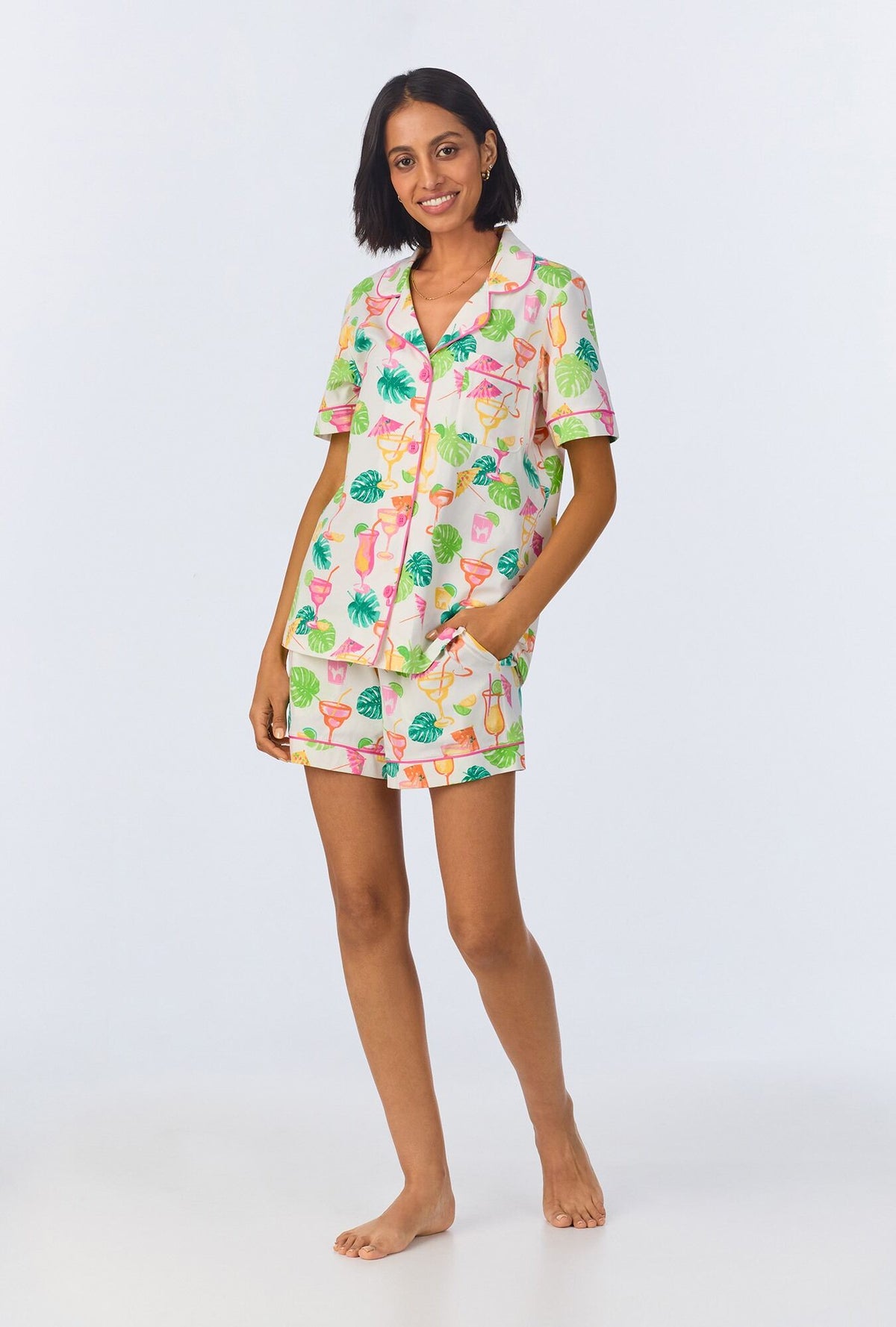 The "Vacation Libations" Shortie Set by BedHead