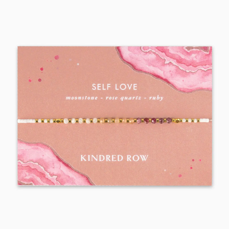 The "Self Love Gemstone" Stacking Bracelet