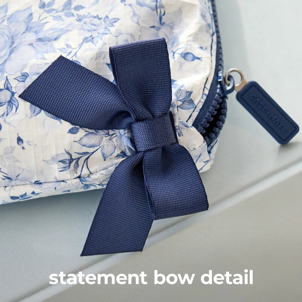 The "Navy Floral" Waterproof Pouch