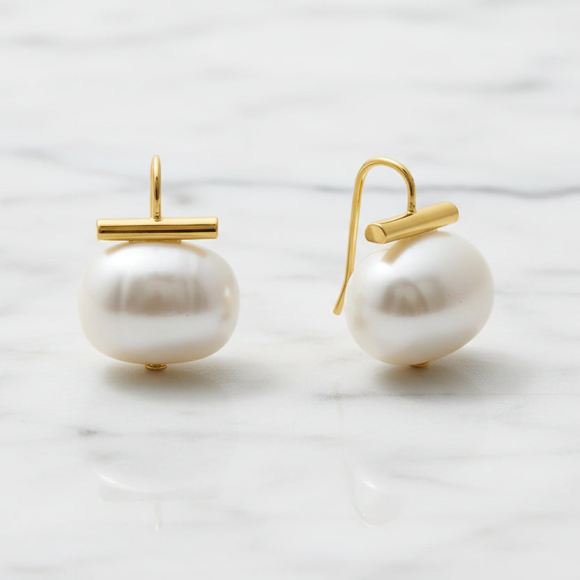 The "Statement Making Large Pebble" Earrings by CC & Co Catherine Canino