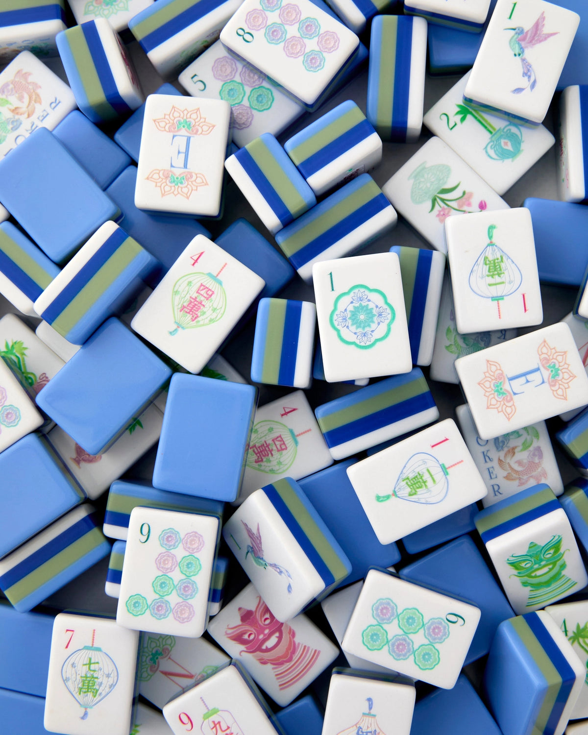 The "Moonlight" Mahjong Tiles by Oh My Mahjong
