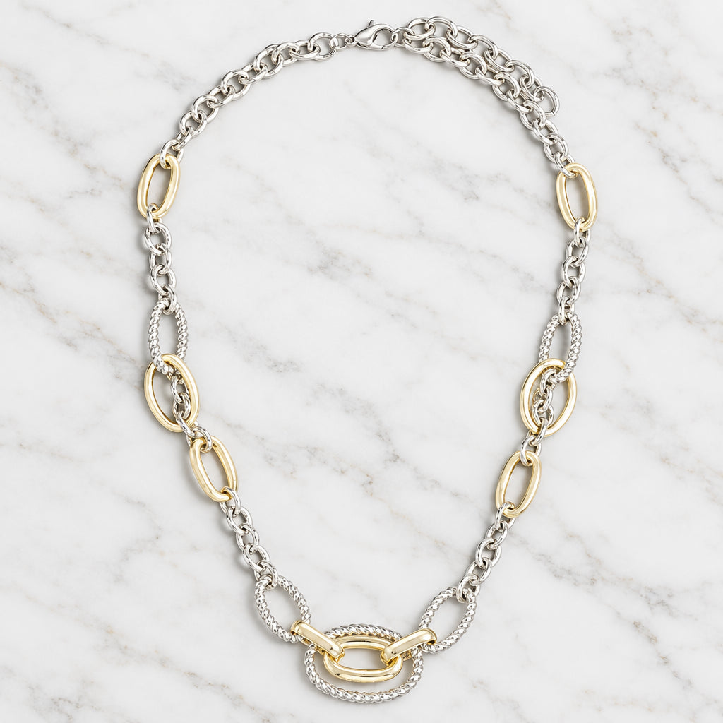 The "Mixed Metal Moment" Necklace