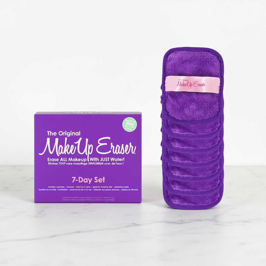 The "Queen Purple" 7 Day MakeUp Eraser Set