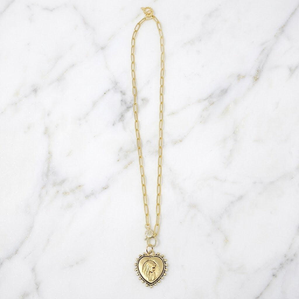 The "Heart of the Blessed Mother" Necklace