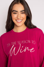The "Tis the Season to Wine" Top by PJ Salvage