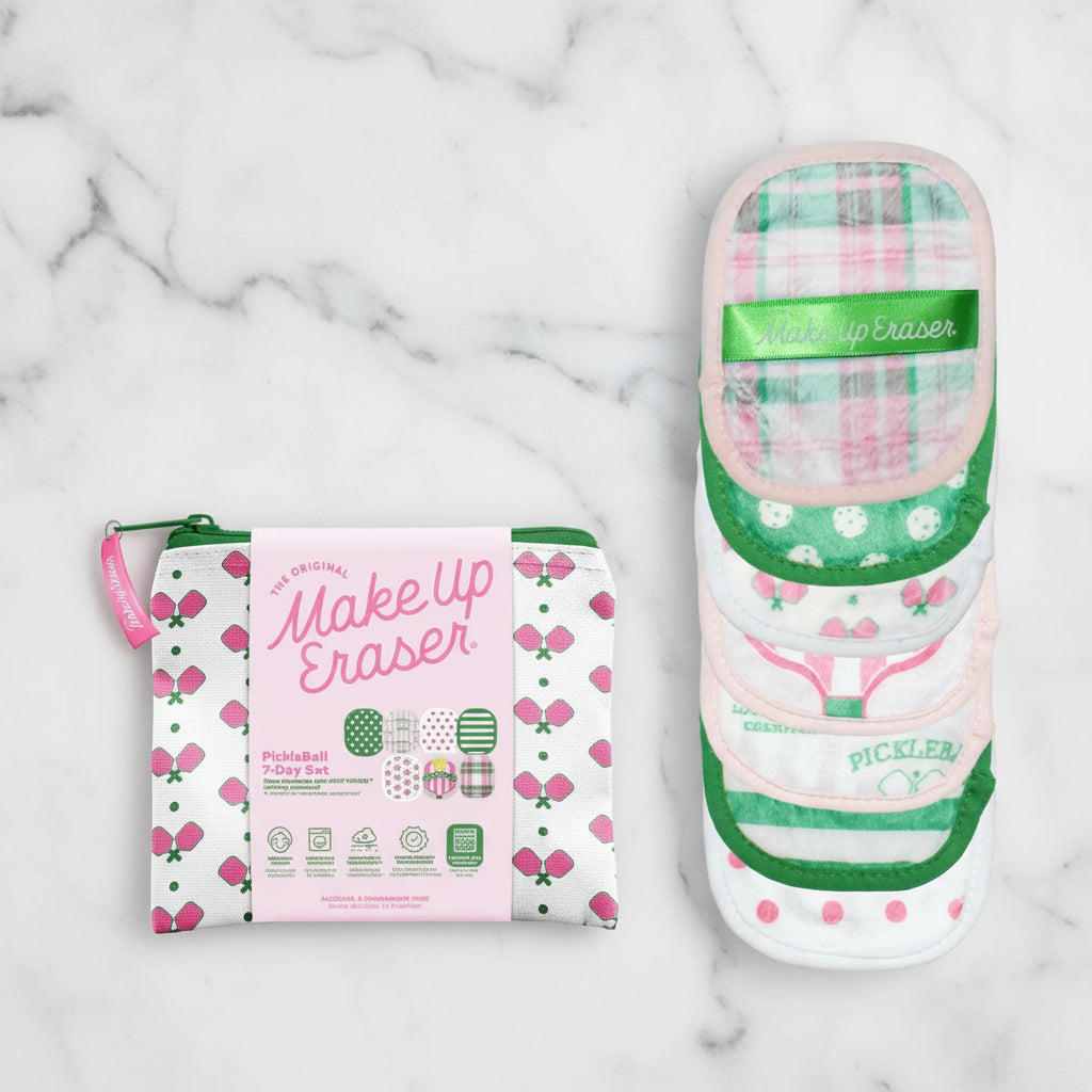 The "Pickleball" 7 Day Makeup Eraser Set
