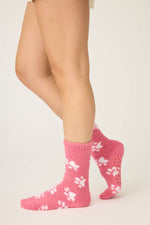 The "Pawsitive Vibes" Cozy Socks by PJ Salvage