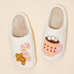 The “Gingerbread & Hot Cocoa” Slippers