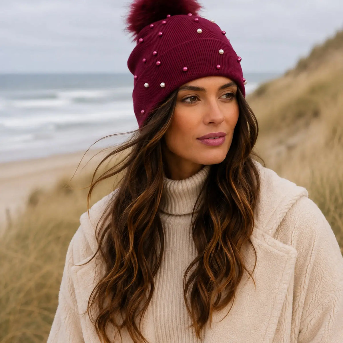 The "Burgundy Babe" Hat