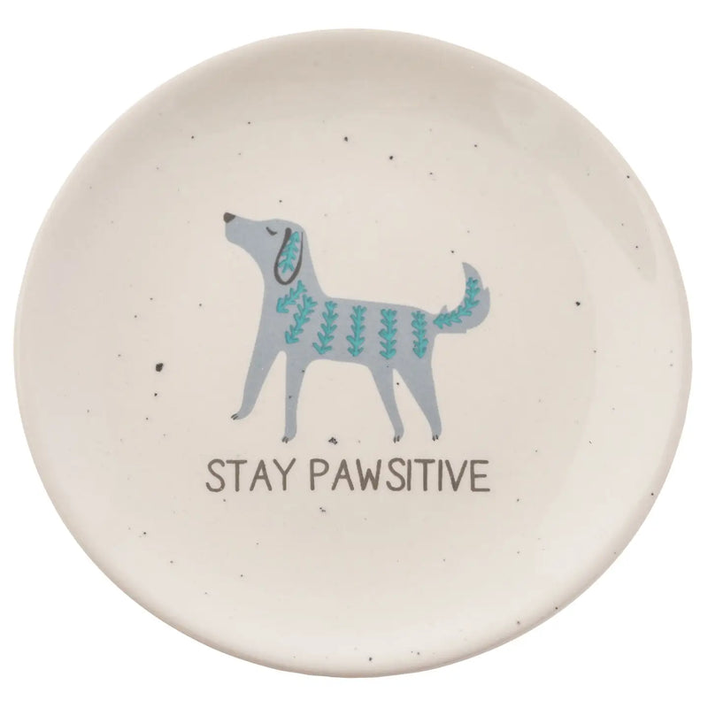 The "Stay Pawsitive" Trinket Tray
