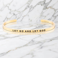 The "Let Go and Let God" Bracelet by MantraBand