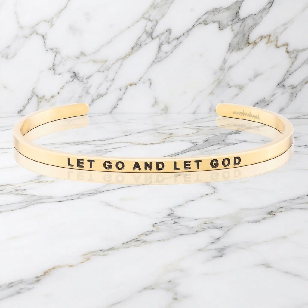 The "Let Go and Let God" Bracelet by MantraBand