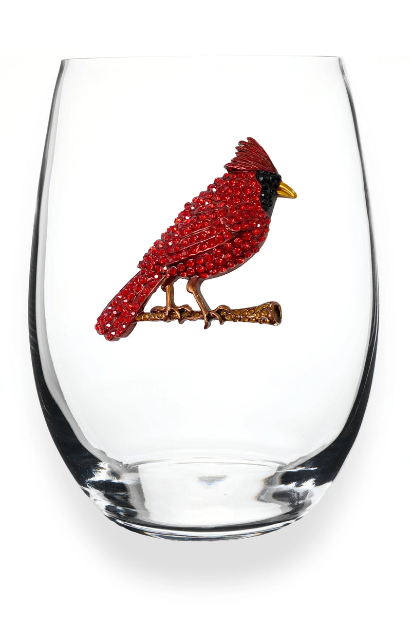 The "Cardinal" Stemless Wine Glass