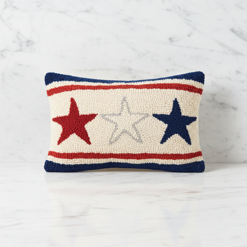 The "Americana Stars" Hook Pillow