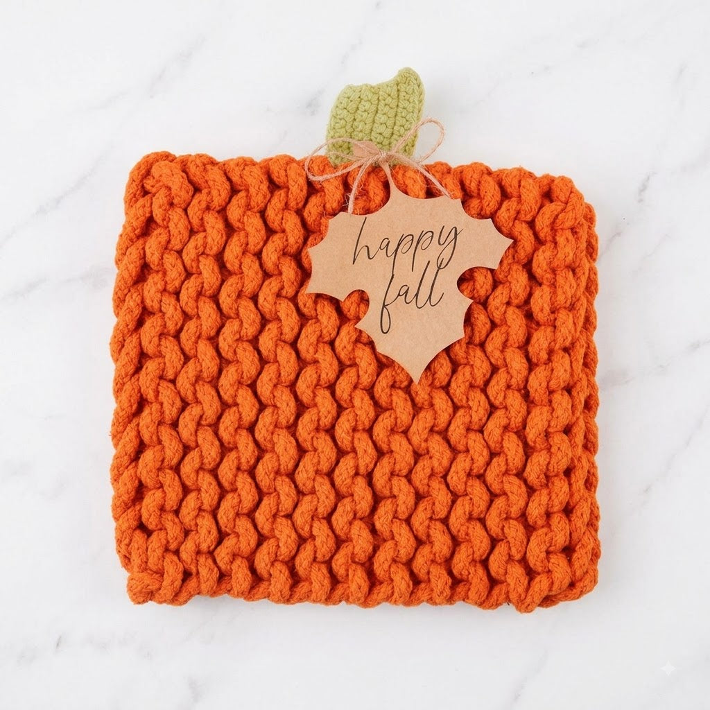 The "Knit Pumpkin" Trivet