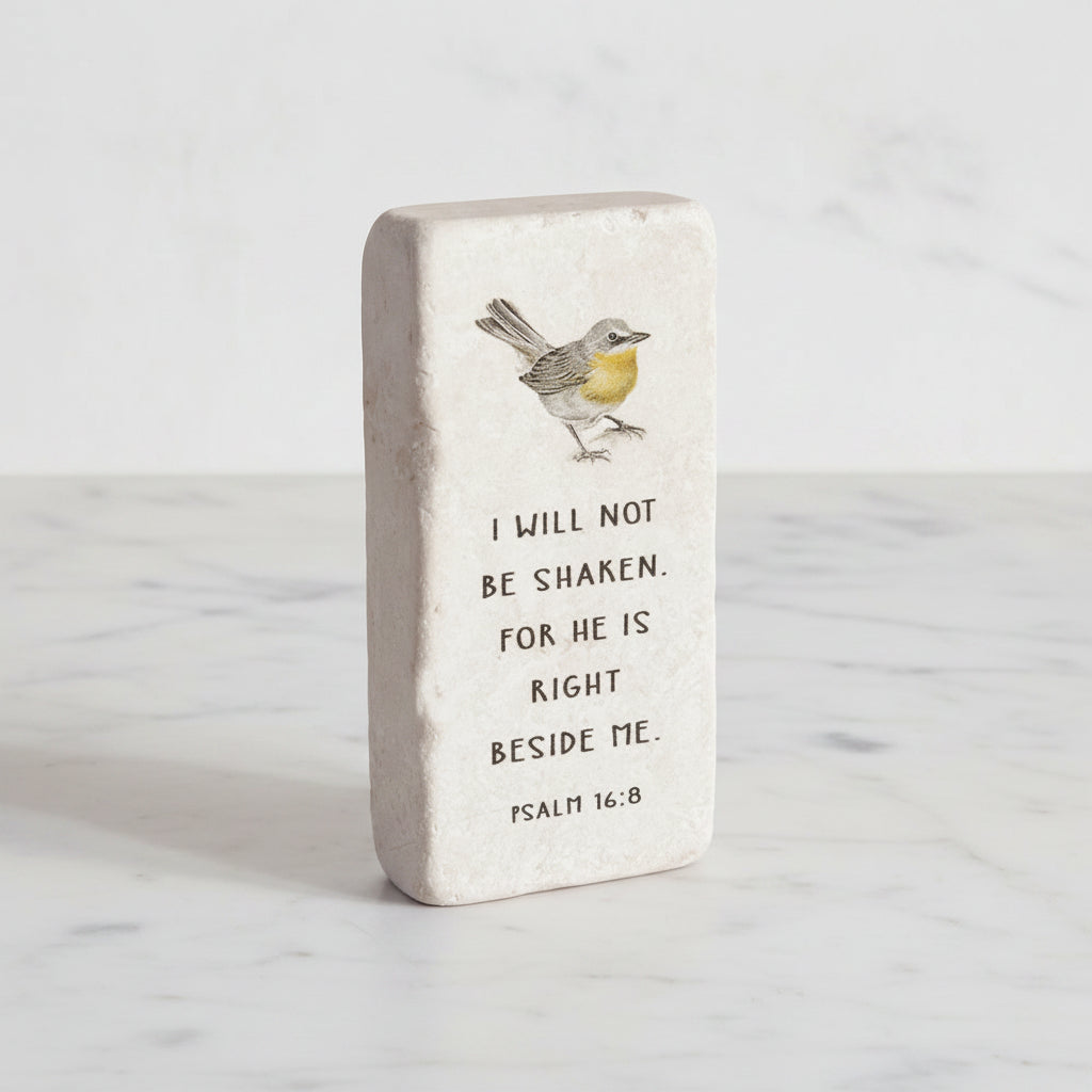 The "Half Block" Scripture Stone Art