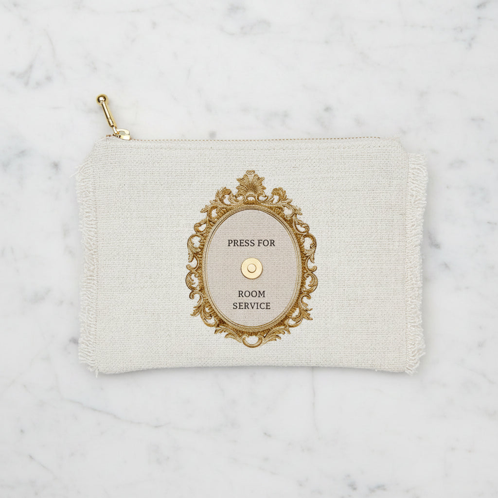 The "Press for Room Service" Flat Pouch
