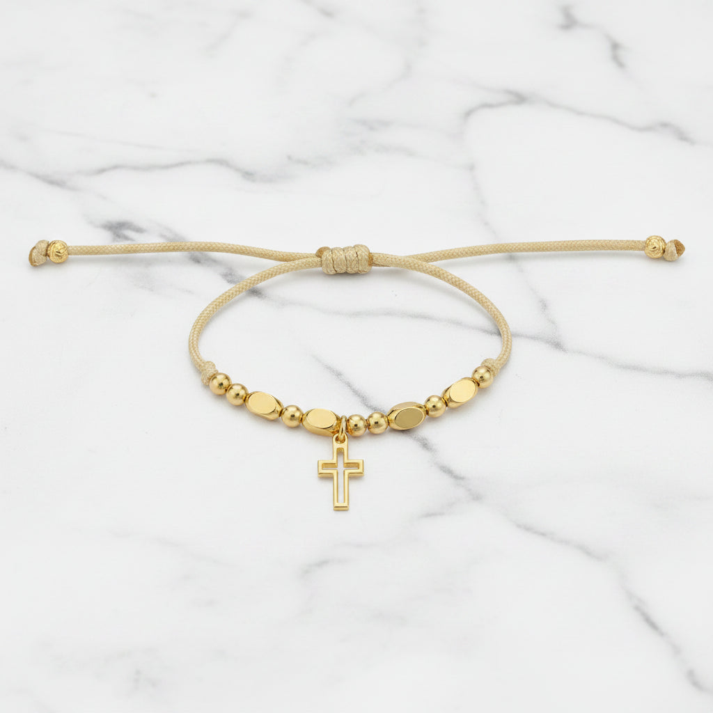 The "Open Cross" Little Saints Bracelet by My Saint My Hero