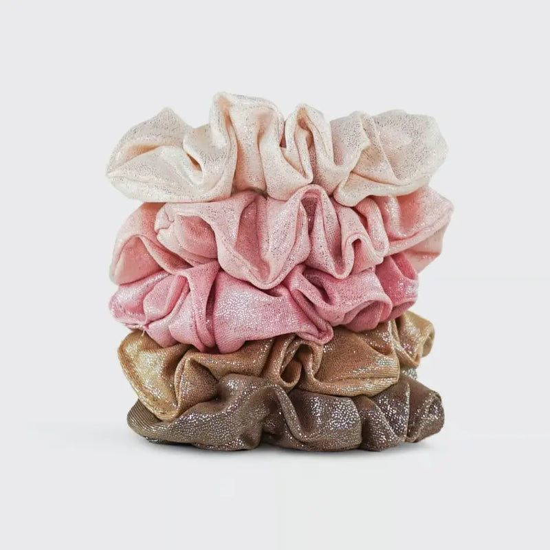 The "Metallic Scrunchies" Set by Kitsch