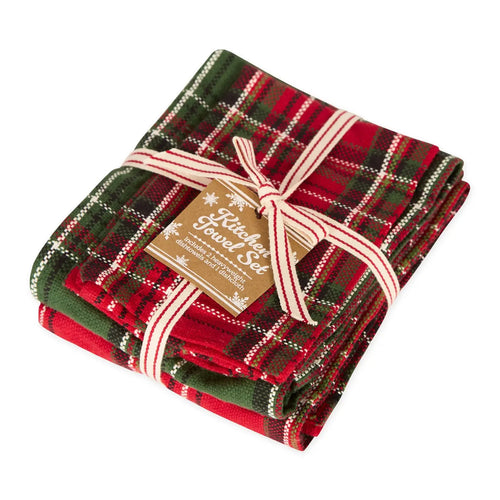 The "Boughs of Holly" Dish Towel Set