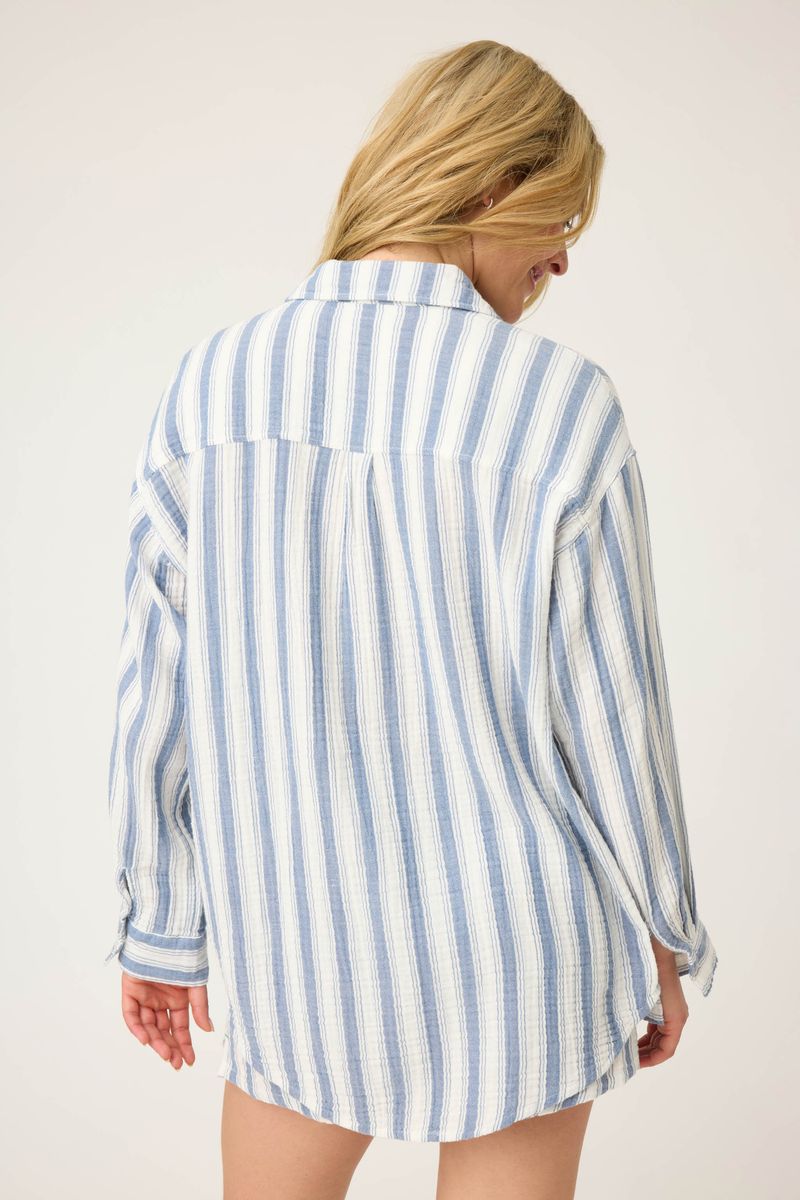 The "Back from the Beach" Button Down Top by PJ Salvage