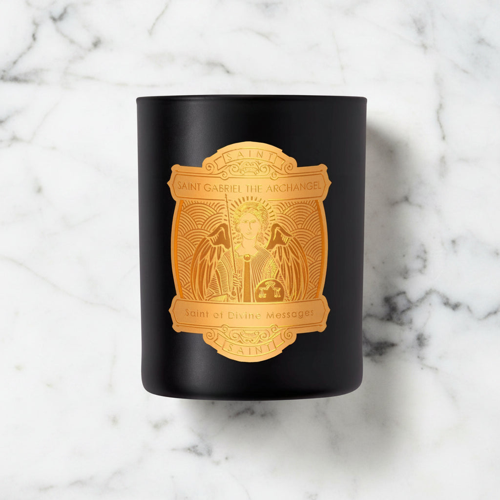 The "Saint Gabriel - Patron Saint of Divine Messages" Candle
