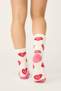 The "Hearts" Cozy Socks