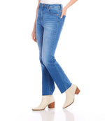 The "Raw Hem" Straight Jeans
