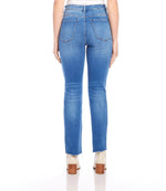 The "Raw Hem" Straight Jeans