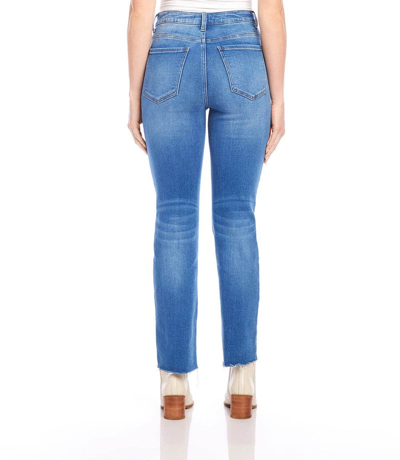 The "Raw Hem" Straight Jeans