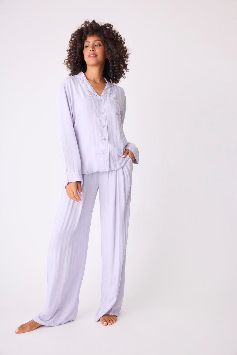 The "Sunday Sateen" PJ Set by PJ Salvage