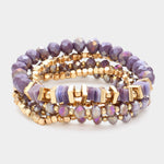 The "Lavender Love" Bracelet Set