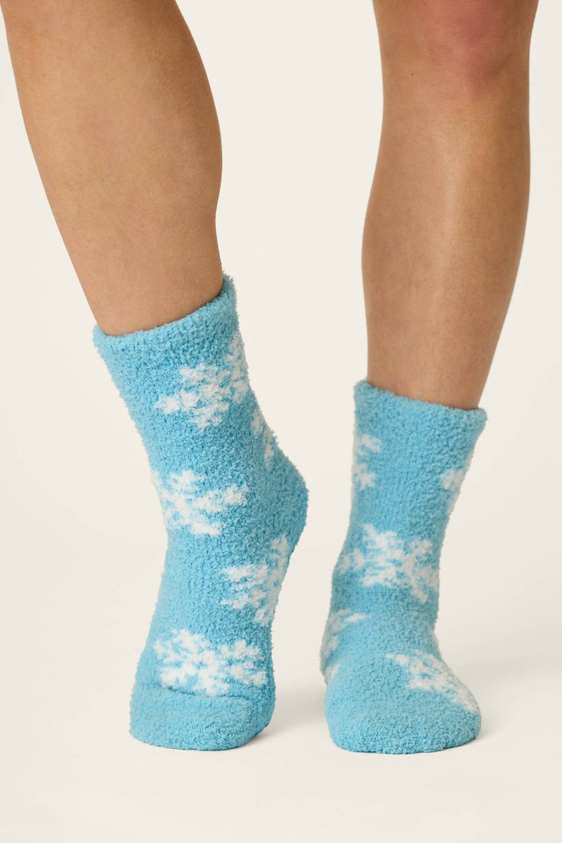 The "Snowflake" Cozy Socks