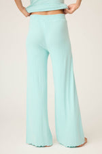 The "Light Mint" Pointelle Lounge Set by PJ Salvage