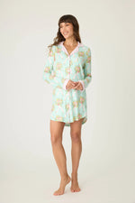 The "Adrian Valencia x PJS Floral" Night Shirt by PJ Salvage