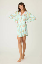 The "Adrian Valencia x PJS Floral" Night Shirt by PJ Salvage