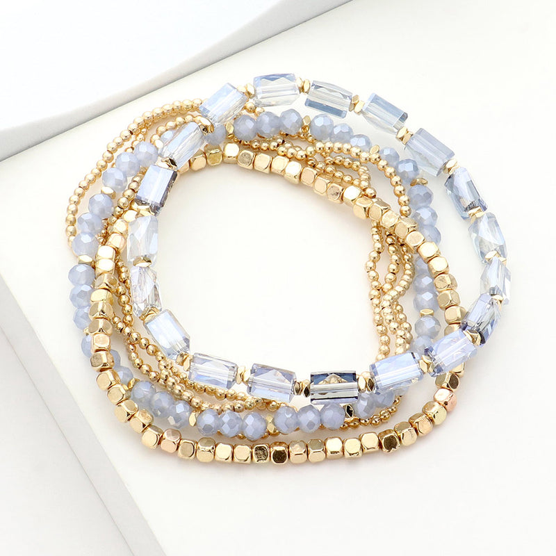 The "Periwinkle Princess" Bracelet Set