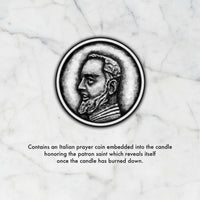 The "Saint Padre Pio - Patron Saint of Healing and Italy" Candle