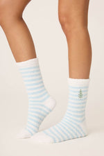 The "Ski Jammie Tree" Cozy Socks by PJ Salvage