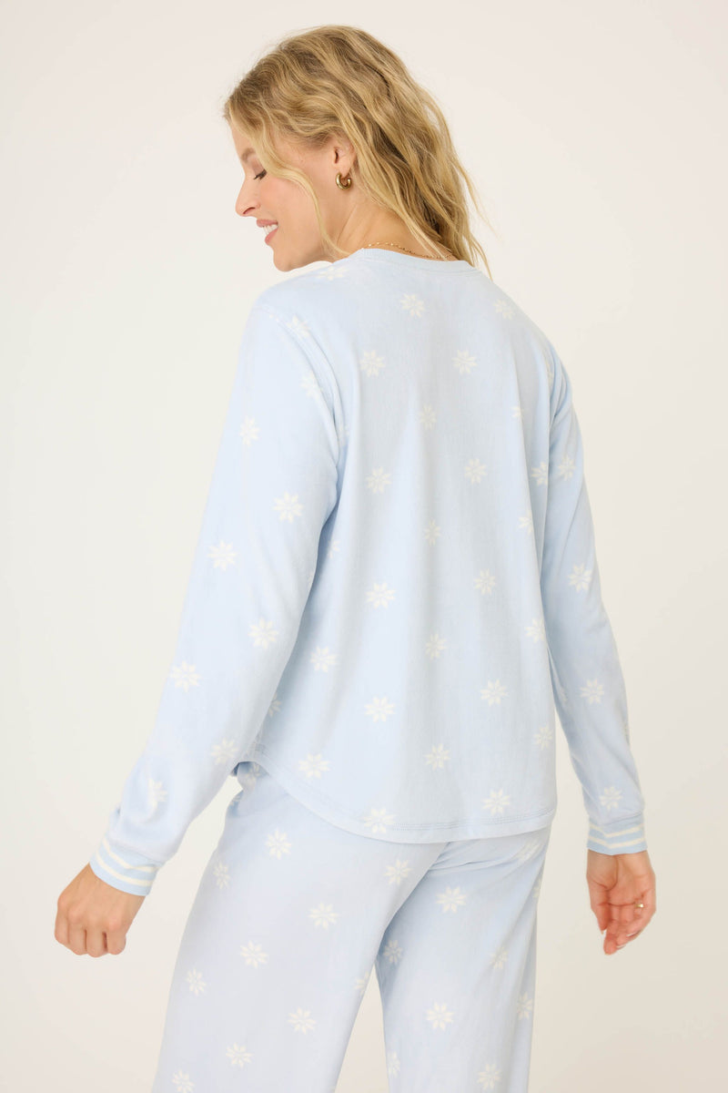 The "Apres All Day" Snowflake Jammie Set by PJ Salvage